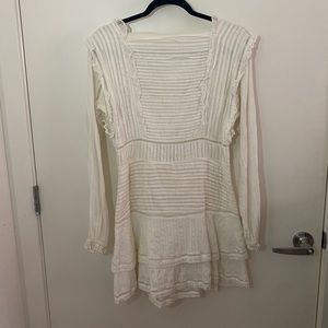 Sir size 2 white open back dress